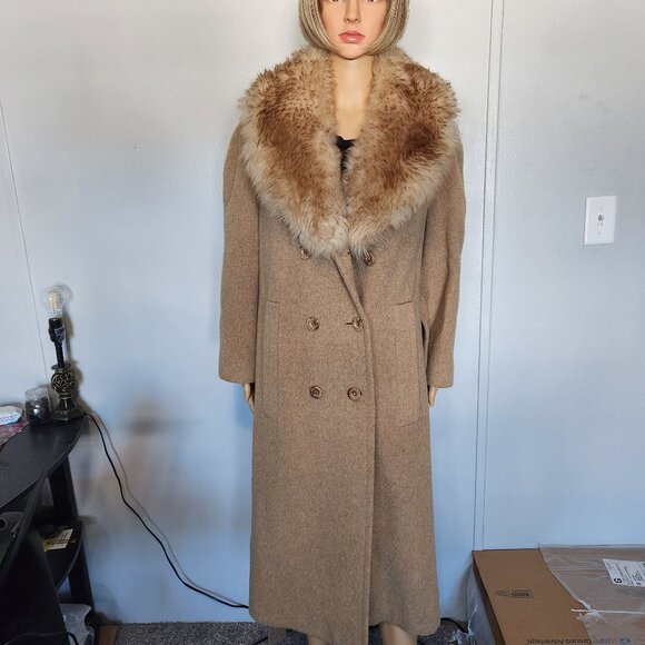 Fashion Bilt Jackets & Blazers - #679 Wool blend/lamb fur coat